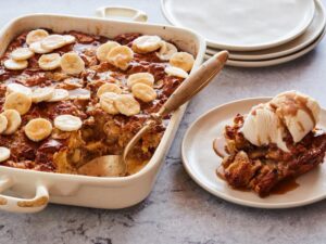 banana bread pudding