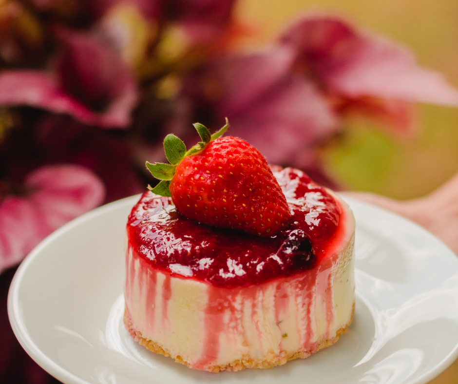 No Bake Strawberry Cheesecake