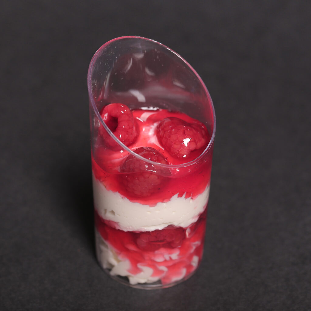 Raspberry Panna Cotta the Art Classic Italian Dessert