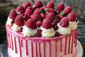 Raspberry Frost Cake Recipe
