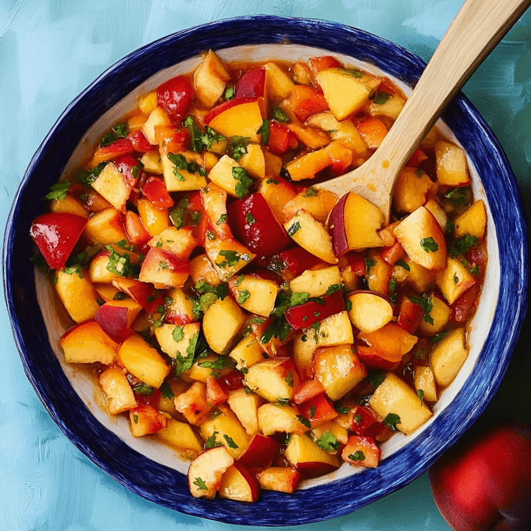 The BEST Fresh Peach Salsa Recipe