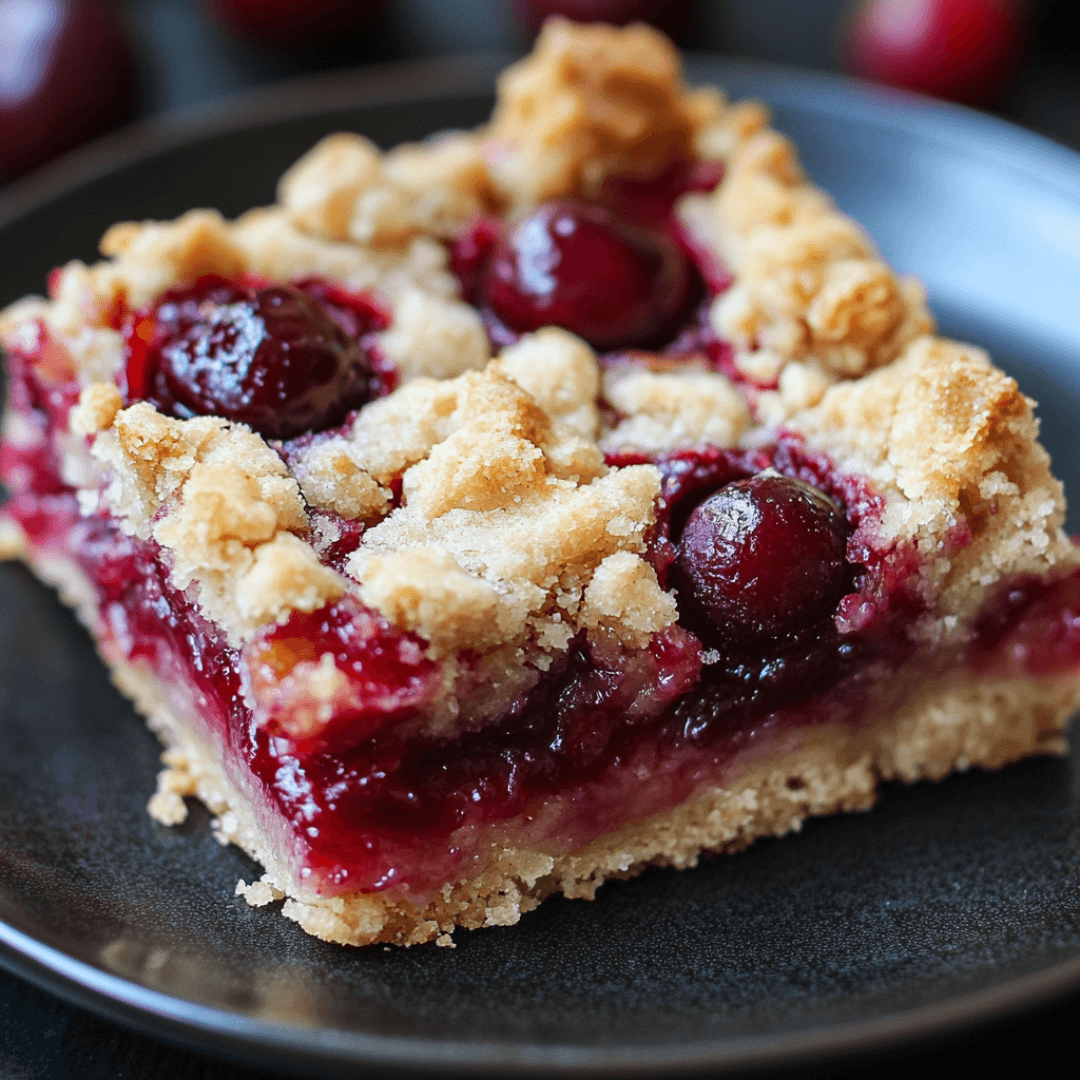 Easy Cherry Pie Crumb Bars Recipe | Perfect Dessert Bars