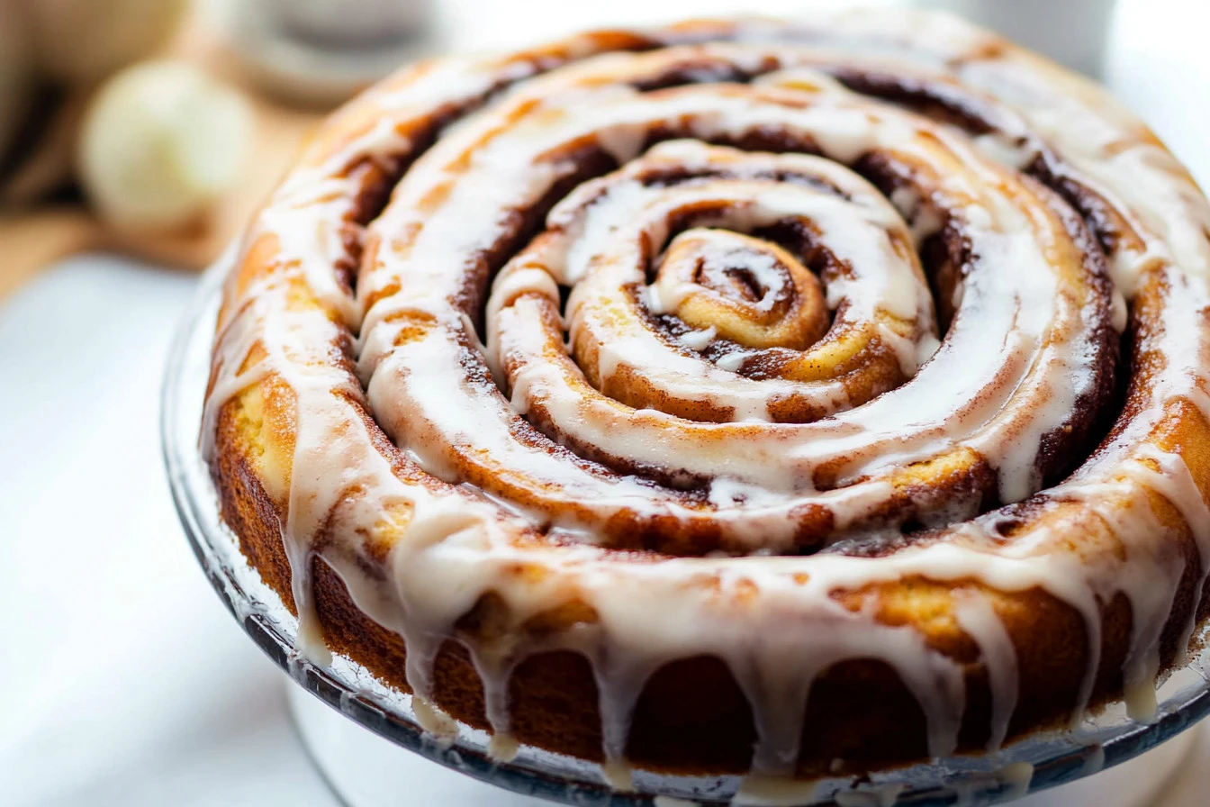 The Ultimate Cinnamon Roll Cake for Cinnamon Lovers