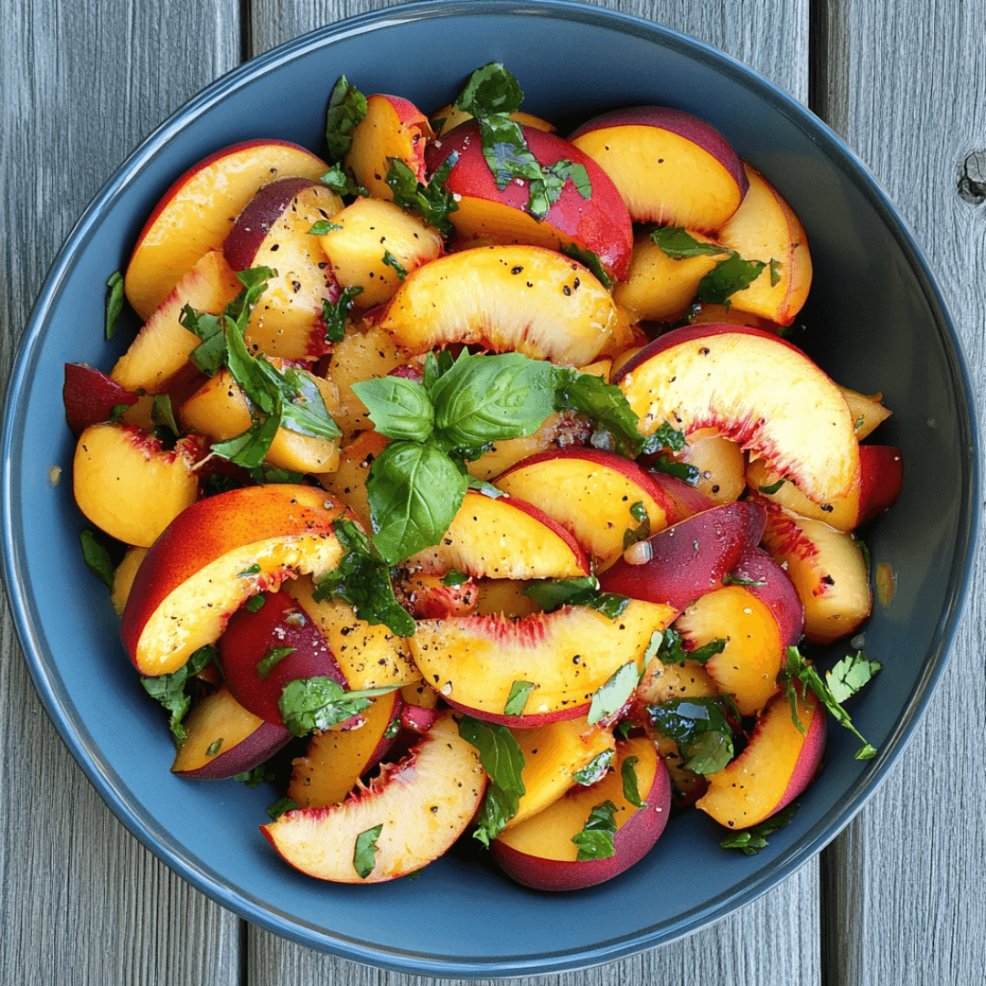 Perfect Peach Salad: A Summer Symphony of Flavors